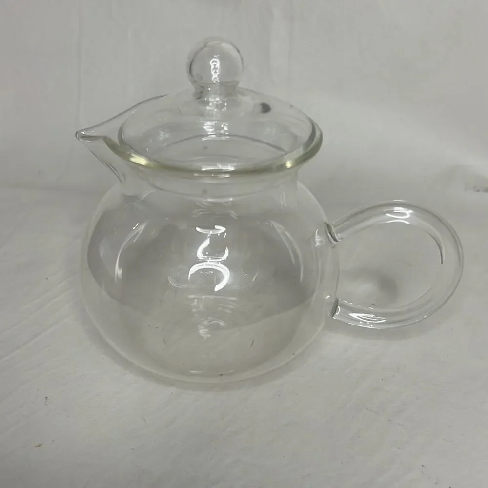 Tea Pot Clear Glass